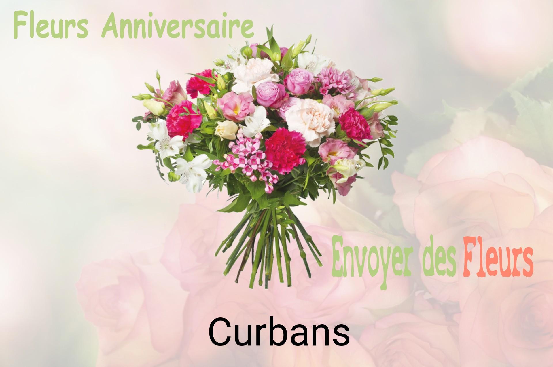 Bouquet de fleurs d’anniversaire livré à Curbans